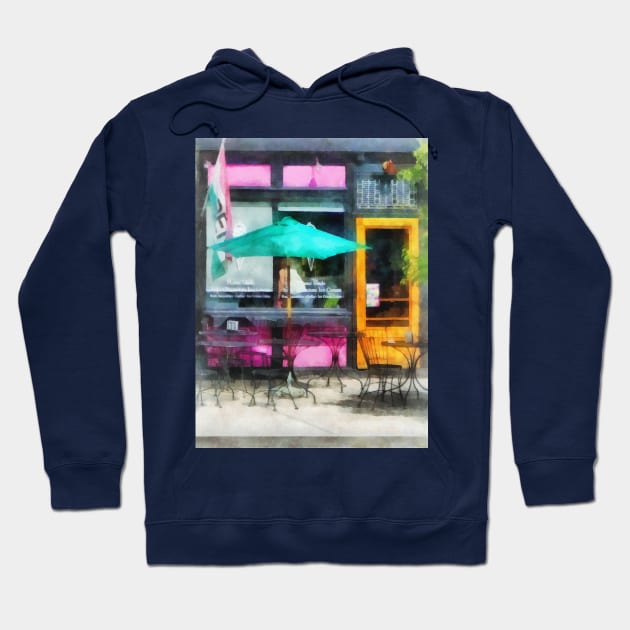 Bristol RI - Homemade Ice Cream Hoodie by SusanSavad